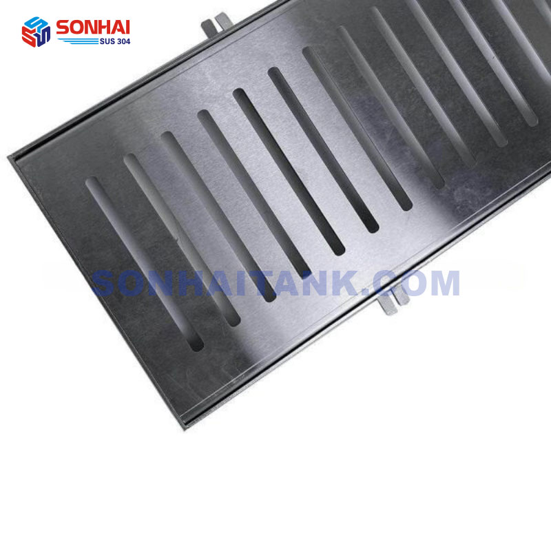 Nắp rãnh thoát nước tấm liền tải thấp Sơn Hải