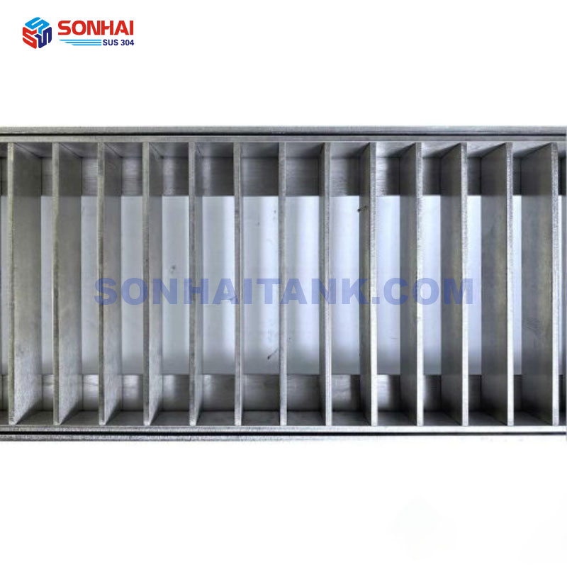 Nắp rãnh thoát nước Grating nan ngang - tải trung bình