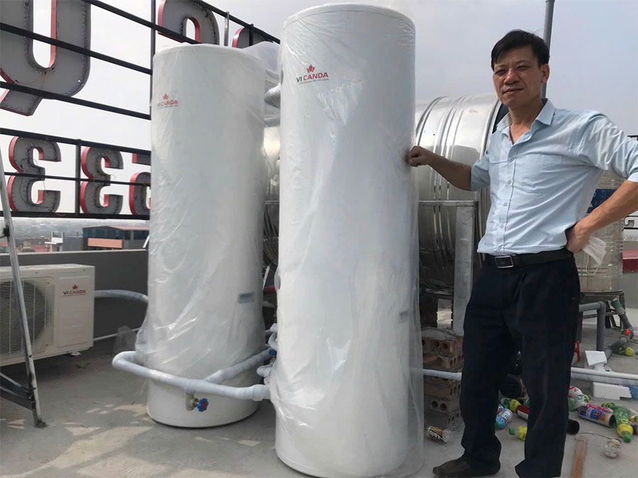 máy bơm nhiệt VICANDA &ndash; Combo Type 200L