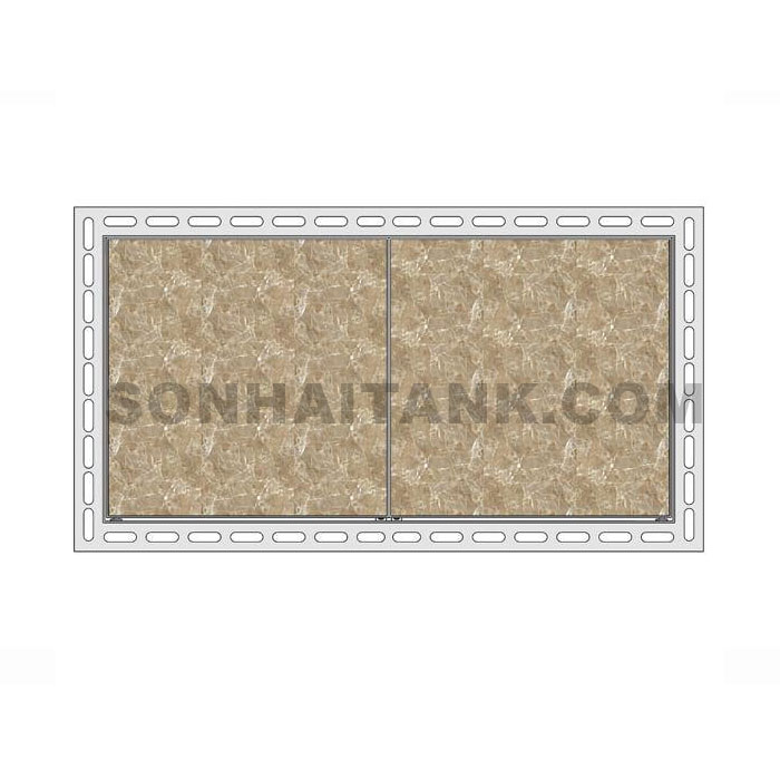 Cửa thăm hộp kỹ thuật 2 cánh model SH-02