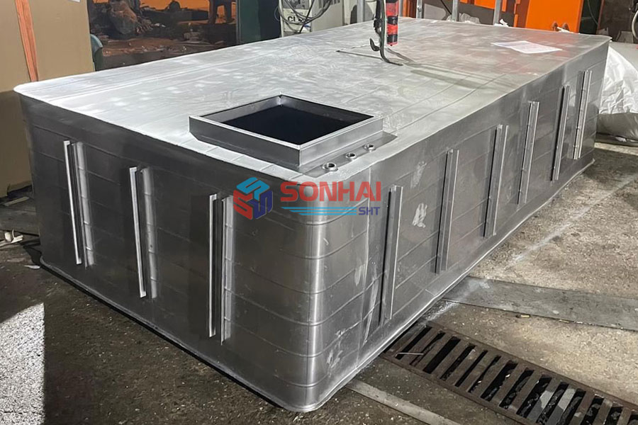 Bể nước ngầm Inox 4000L - Giá cả cạnh tranh