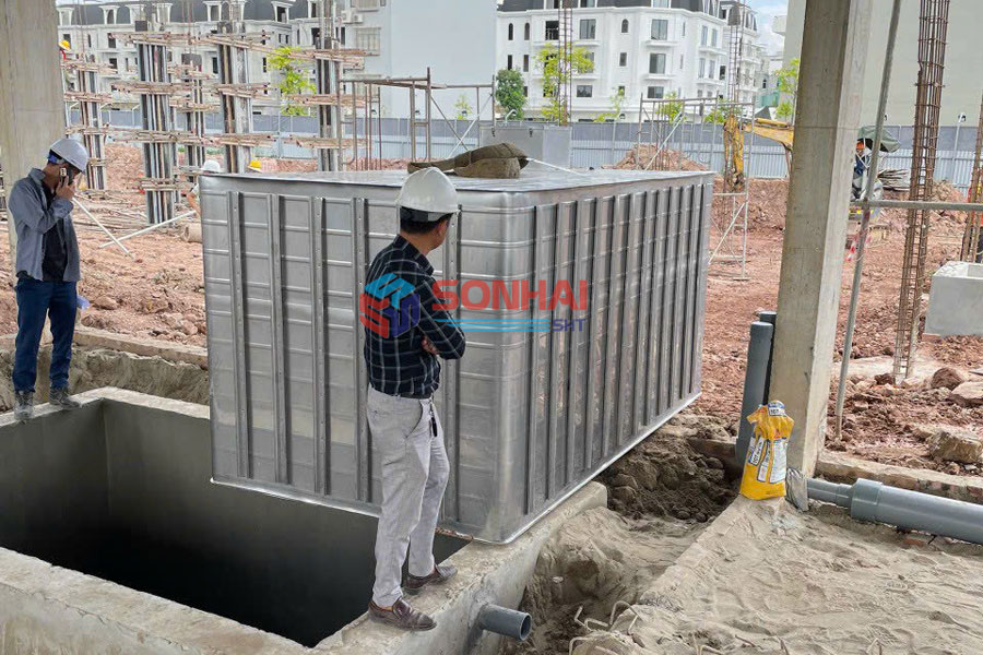 Bể nước ngầm Inox chất lượng - uy tín tại Hà Nội