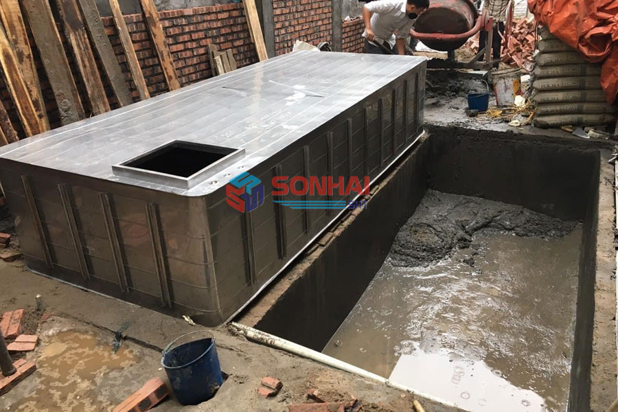 Bể nước ngầm Inox chất lượng - uy tín tại Hà Nội