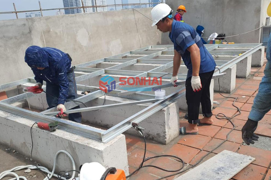 Bồn bể lắp ghép Inox chất lượng - giá cả cạnh tranh