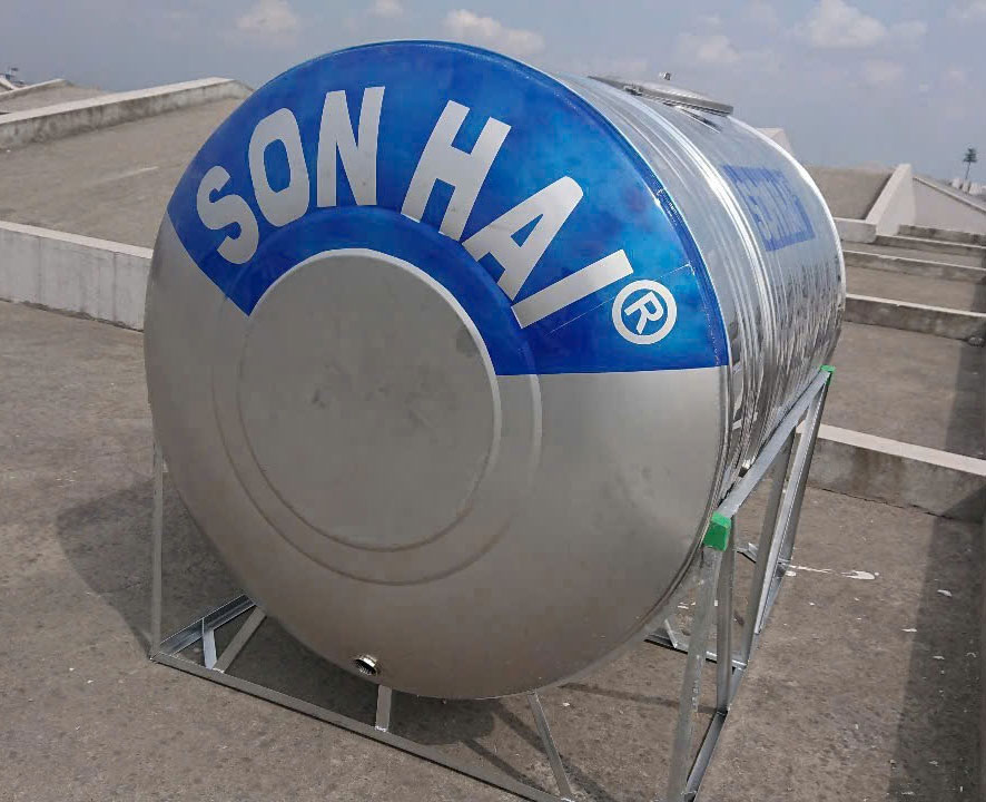 Bồn nước inox sơn hai