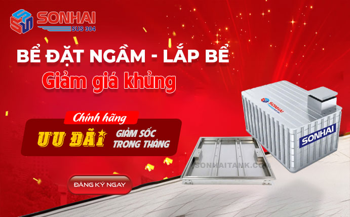 Bể đặt ngầm inox