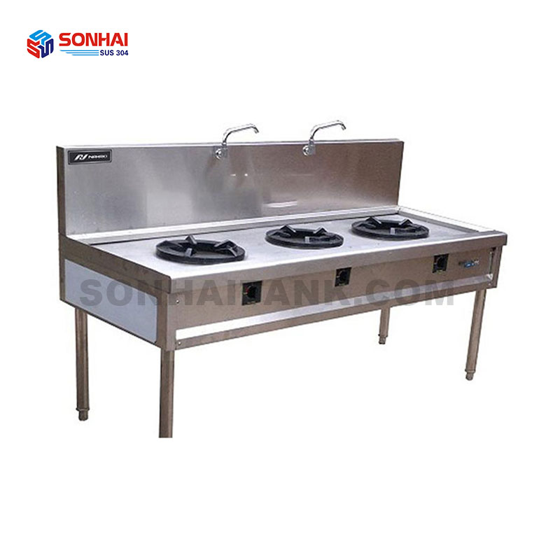 Bếp Á 3 họng không quạt thổi