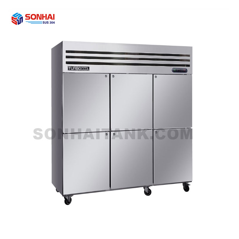 Tủ đông 6 cánh inox